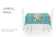 Tablecloth & Table Runner Mockups, a Household Mockup by mock-ups (Thumbnail 11 of 21)