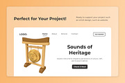 Traditional Music 3D Icon Packs, a Work Illustration by twinstd (Thumbnail 5 of 6)