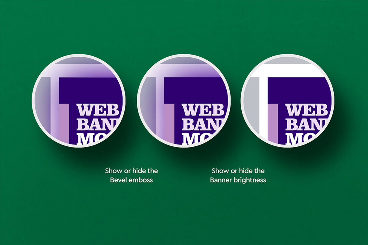 Web Banner Mockup Layout Set, a Mockup by Avelina Studio (Photo 4 of 5)