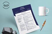 Ande Luxxe Resume MS Word Apple Page, a Resume Template by Stand Out Shop (Thumbnail 1 of 6)