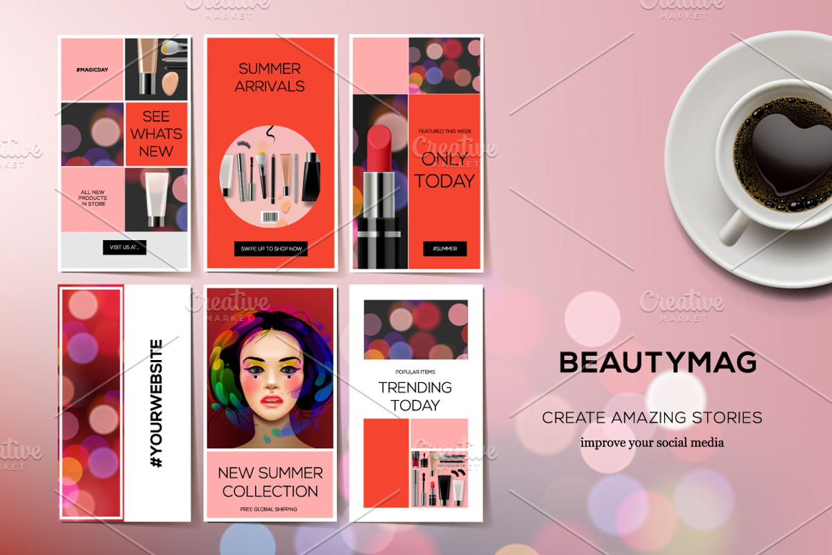 Instagram Social Media Pack, a Social Media Template by PREMIUMVECTOR