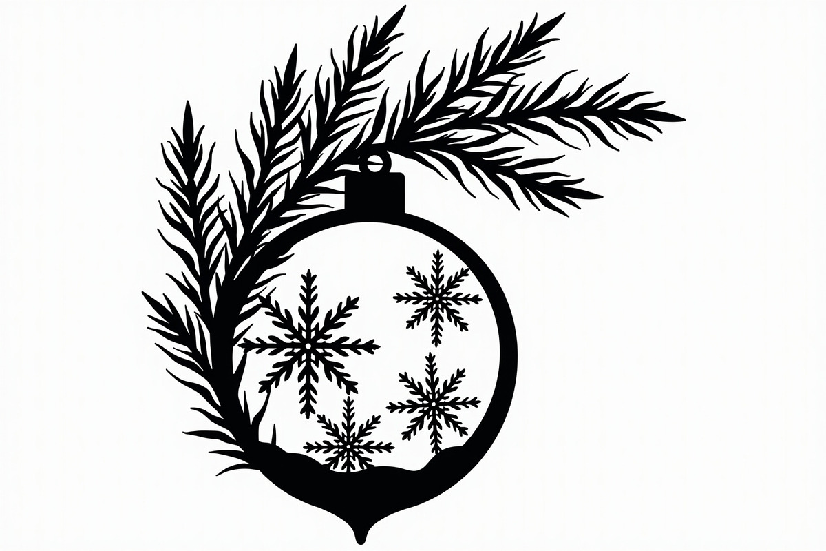 Christmas Ornament Laser Cut Bundle, a Graphic by Creativeshirt (Photo 13 of 16)