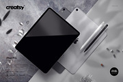 iPad Pro Mockup Set, an iPad Mockup by creatsy5 (Thumbnail 1 of 18)