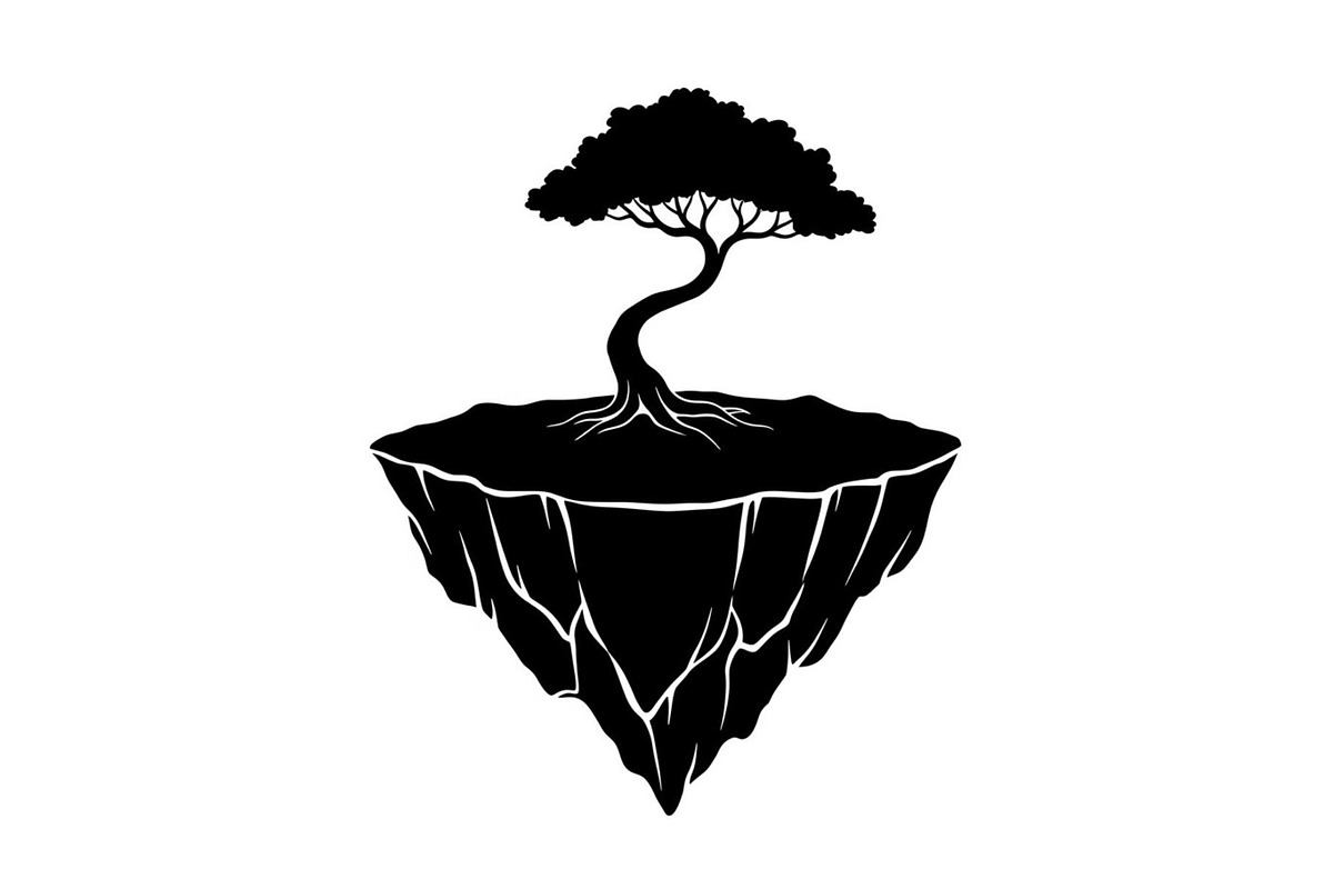 50 Floating Island Bonsai Vector Bun, an Illustration by Designs_River (Photo 23 of 51)