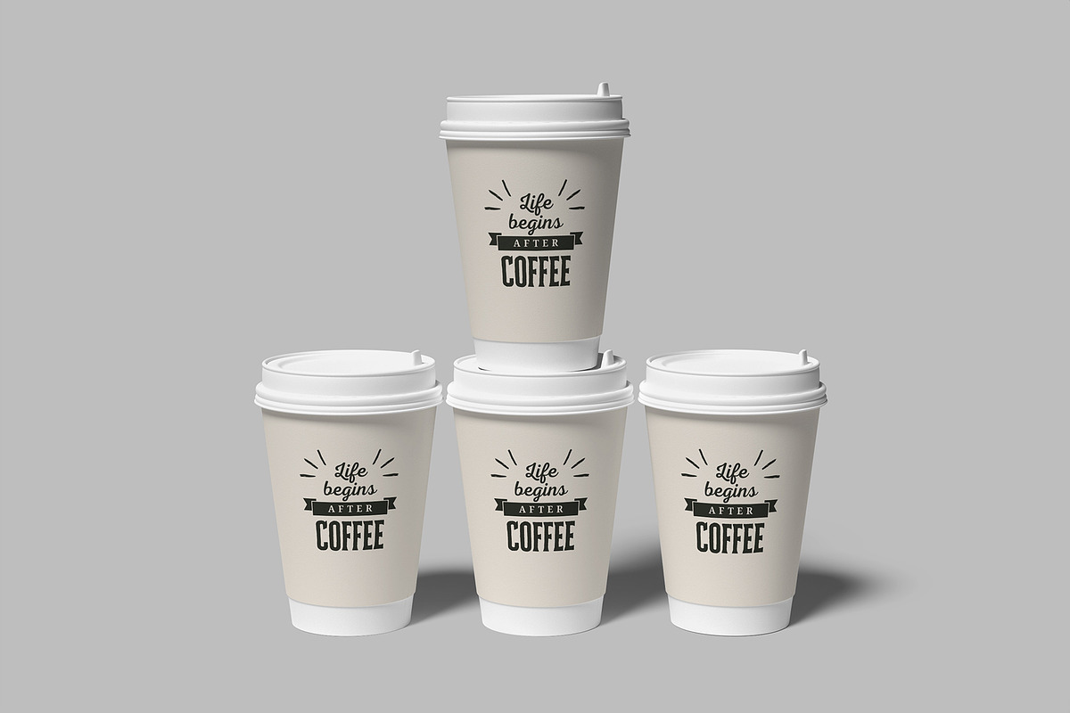 Coffee Cup Mockup, a Packaging Mockup by Bangdastudio (Photo 7 of 10)