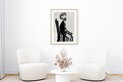 African Royalty Queen Wall Art, a Person Illustration by PrintablesByFranklyn (Thumbnail 2 of 6)