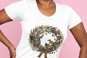 Vintage Australian Christmas Wreath, an Object Graphic by UniqueMe (Thumbnail 2 of 6)