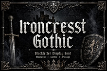 Ironcrest Gothic – Blackletter Font