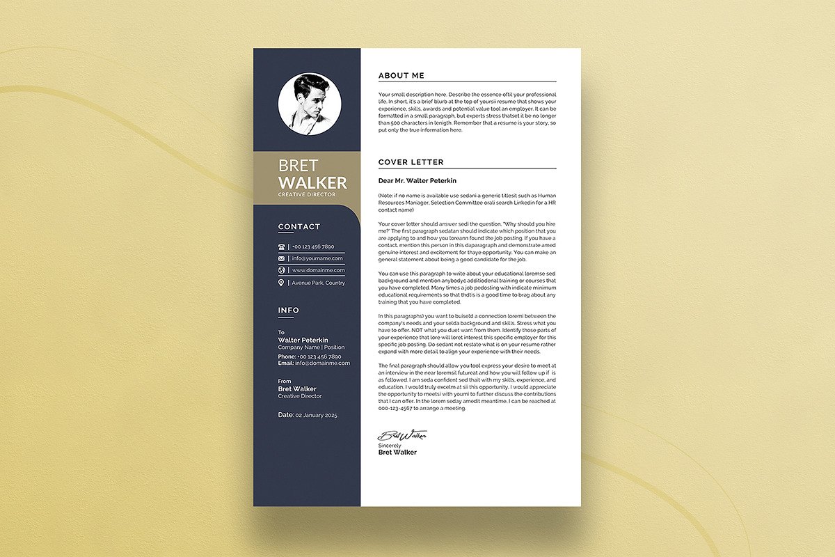 Modern Professional Resume Template