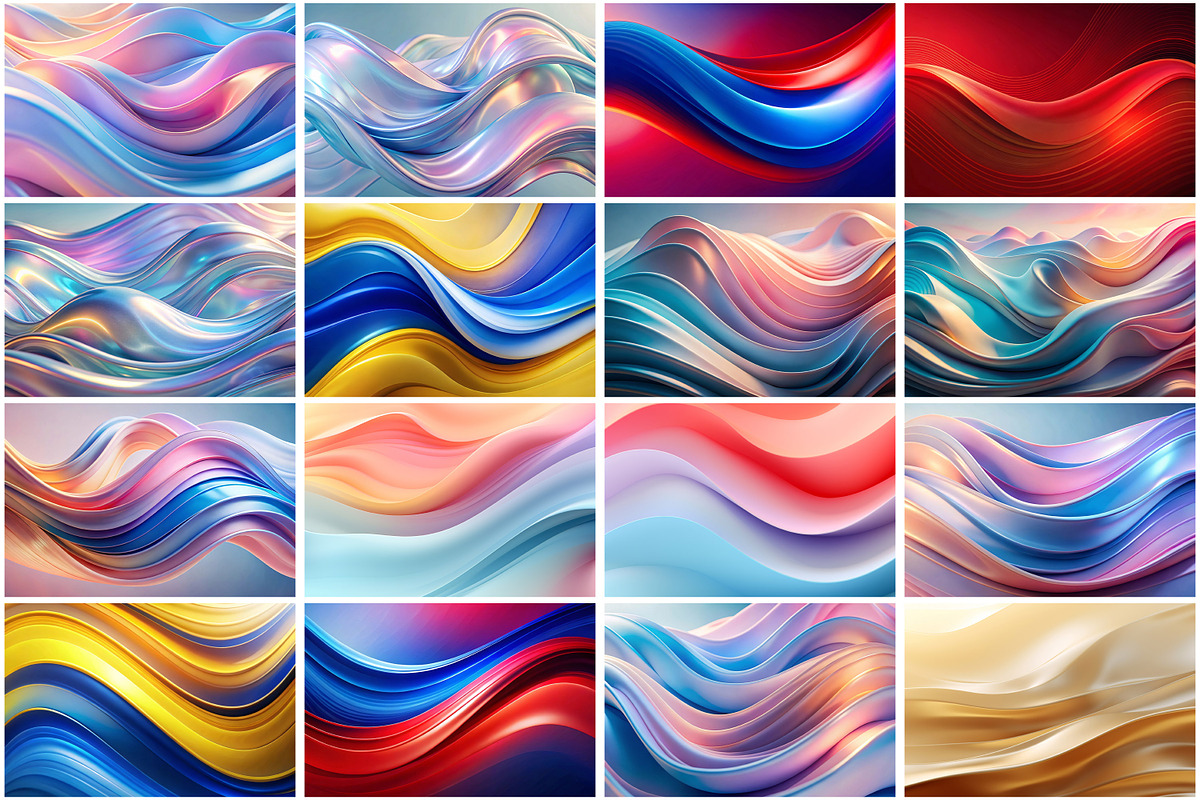 Abstract Wavy Banner Background, a Background Graphic by Forhadx5 (Photo 2 of 7)