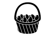Easter Basket Icon SVG, an Icon by PinkHouseCollection (Thumbnail 4 of 5)
