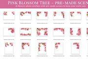 Pink Blossom Tree photo overlays, a Layer Style Add-On by BrownLeopard (Thumbnail 5 of 8)