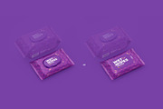 Wet Wipes Mockup, large and small, a Packaging Mockup by easymock (Thumbnail 2 of 10)