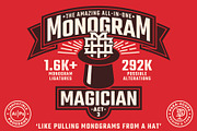 MONOGRAM-MAGICIAN-ACT3, a Symbol Font by Para-Scope Design (Thumbnail 1 of 11)