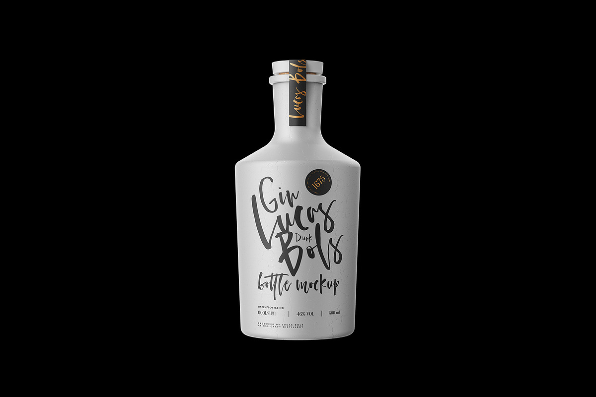 Gin Ceramic Bottle Mockup, a Product Mockup by easymock (Photo 10 of 11)