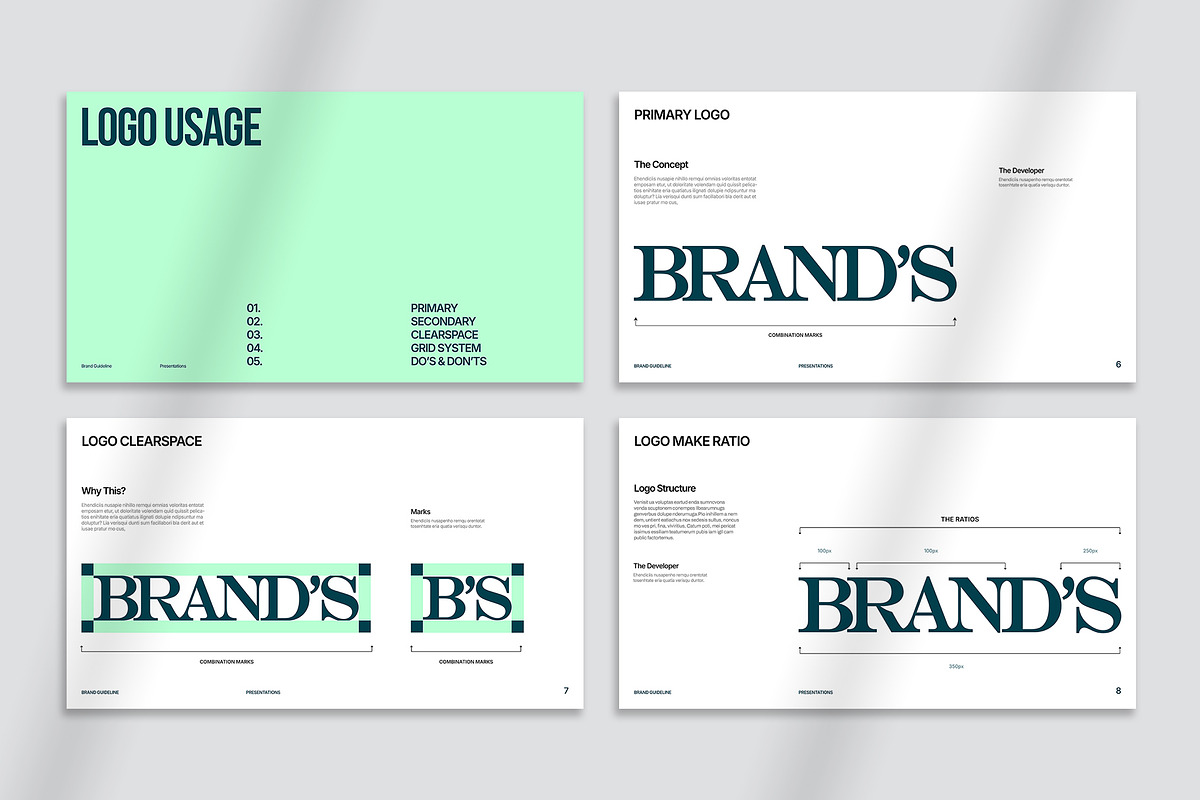 Brand Guidelines Presentation, a Presentation Template by Oriofix (Photo 6 of 10)