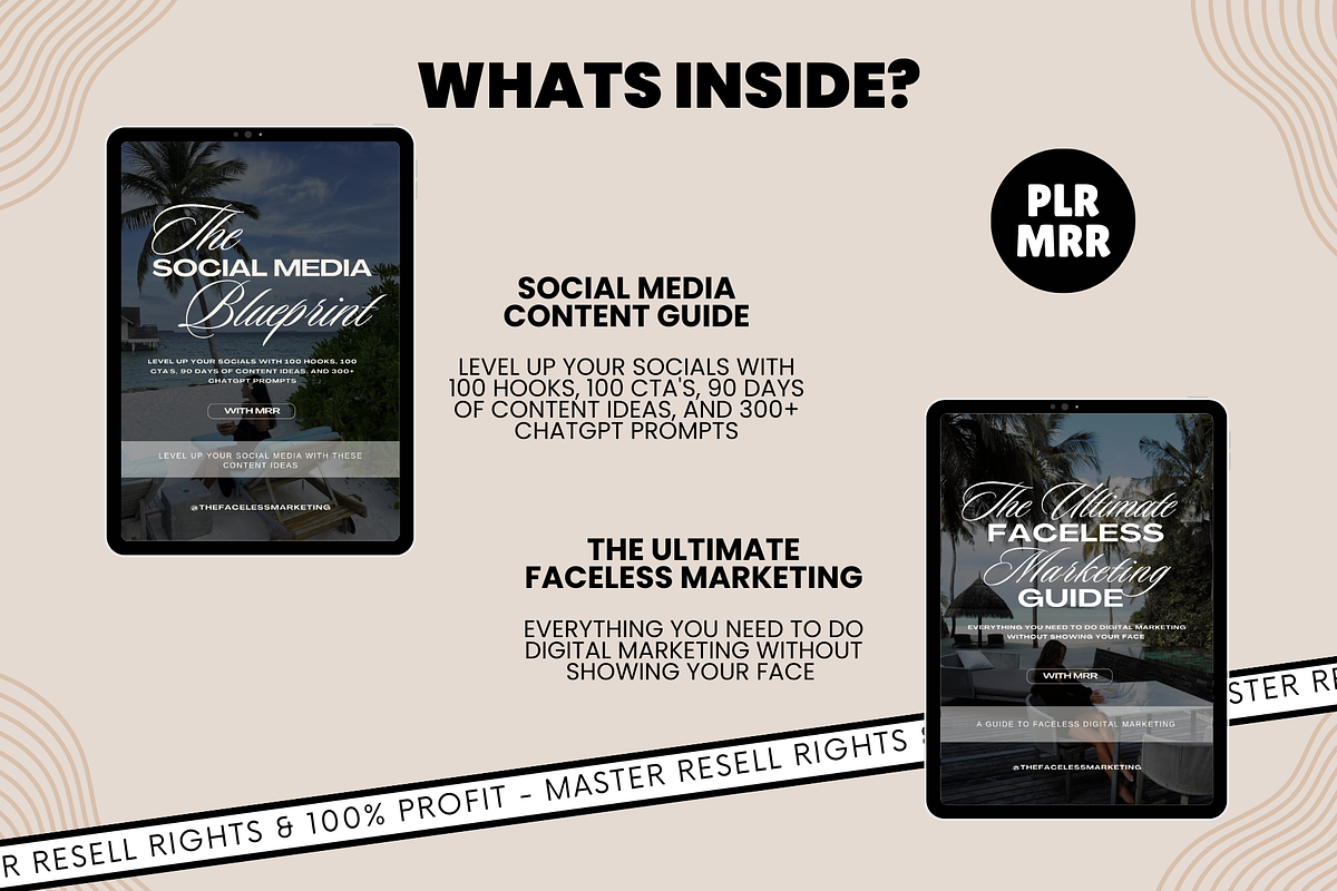 Faceless Digital Marketing Ebooks, a Marketing Template by Design By Hira (Photo 3 of 9)
