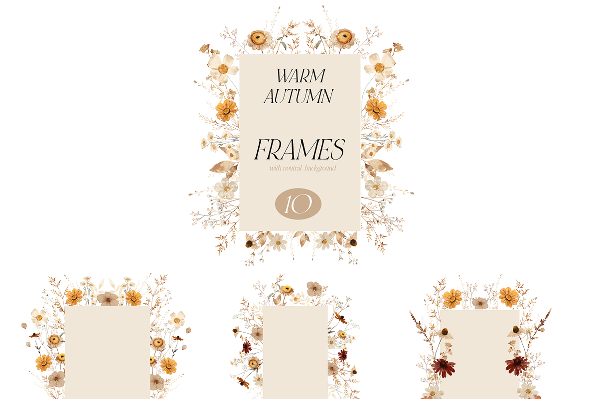 Warm AUTUMN - wildflower collection, a Seasonal Illustration by Youksy (Photo 6 of 17)
