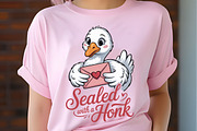 Cute Valentine Goose Design Bundle, an Illustration by RobertsArt (Thumbnail 8 of 10)