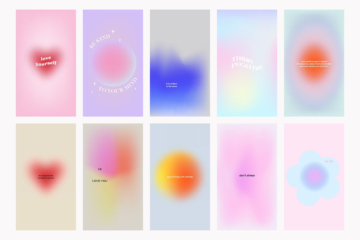 Aura | Instagram Post & Stories, a Social Media Template by funderful (Photo 12 of 15)