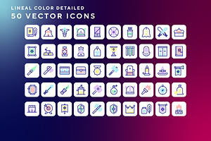 Medieval icons, an Outline Icon by Wencory