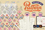 Pattern Builder Kit, a Brushes & More by Ouss Mezher (Thumbnail 1 of 9)