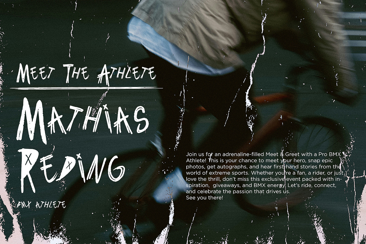Bad Hours – A Modern Attitude Font, a Handwritten Font by Dm Studio (Photo 6 of 8)