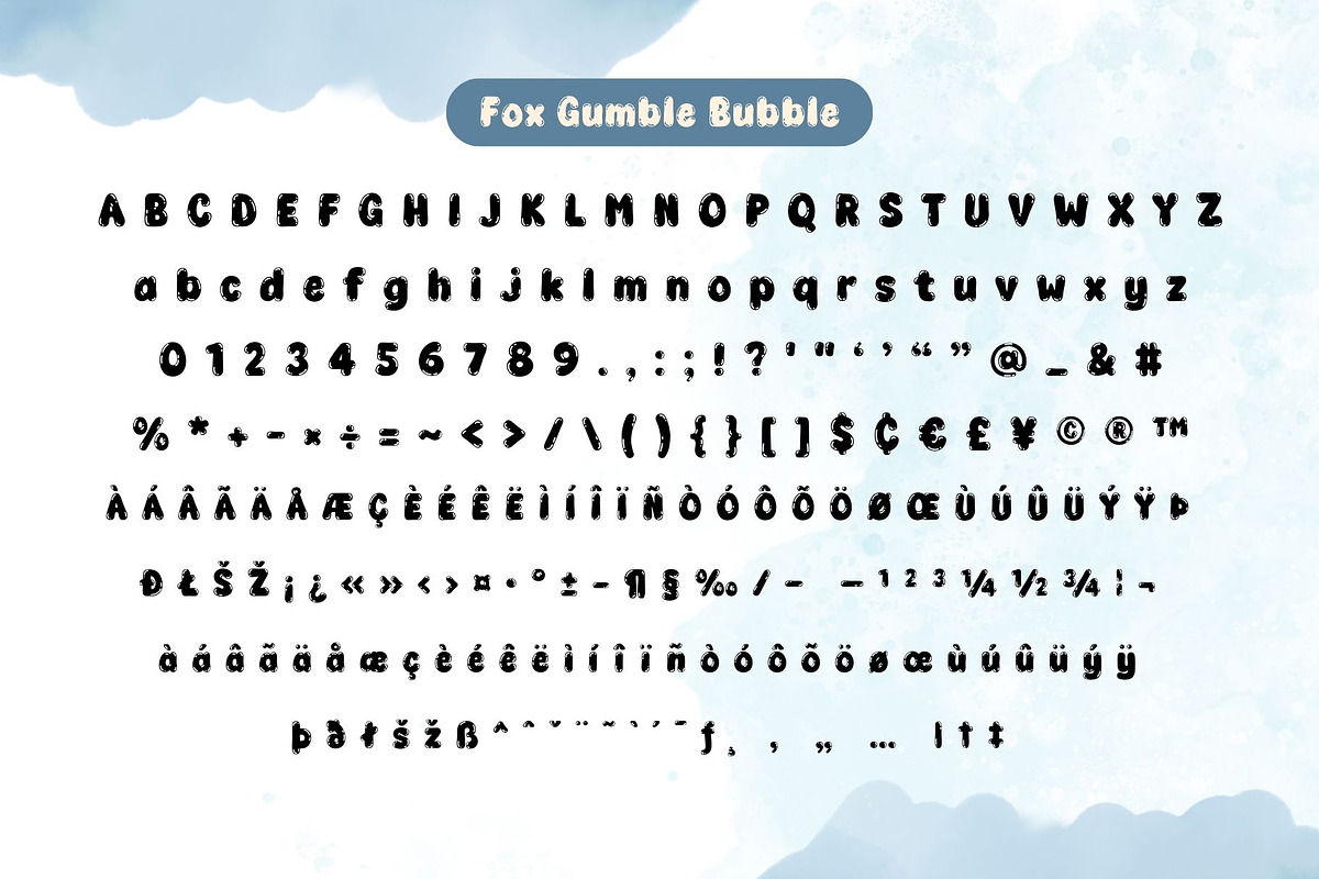 Fox Gumble : 6 Font Style, a Handwritten Font by Fox7 By Rattana (Photo 11 of 14)