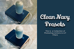 30 Clean Navy Photoshop Collection