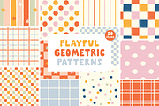 Playful Geometric Patterns, a Pattern Graphic by simpleblues (Thumbnail 1 of 10)