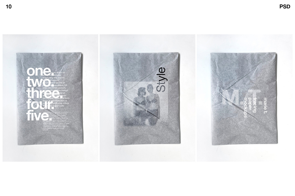 Tracing Paper Mockups, a Print Template by Marie T (Photo 2 of 10)