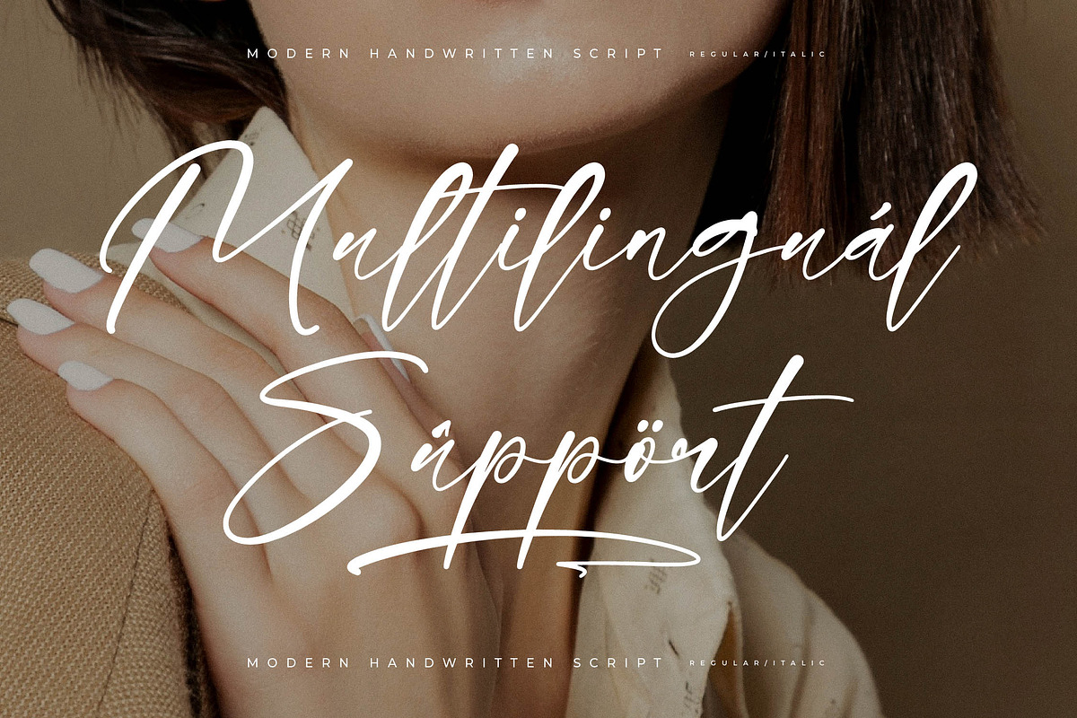 Hasthelics Modern Handwritten Script, a Script Font by Letterena Studios Script (Photo 12 of 15)