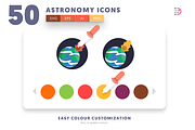 50 Astronomy Icons, an Icon by Dighital (Thumbnail 8 of 10)