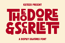 Theodore and Scarlett - Display Font