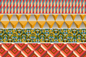 20 Geometric Retro Patterns