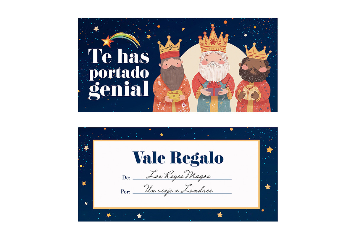 Reyes Magos Gift Voucher, a Print Template by McLittle Stock (Photo 4 of 5)