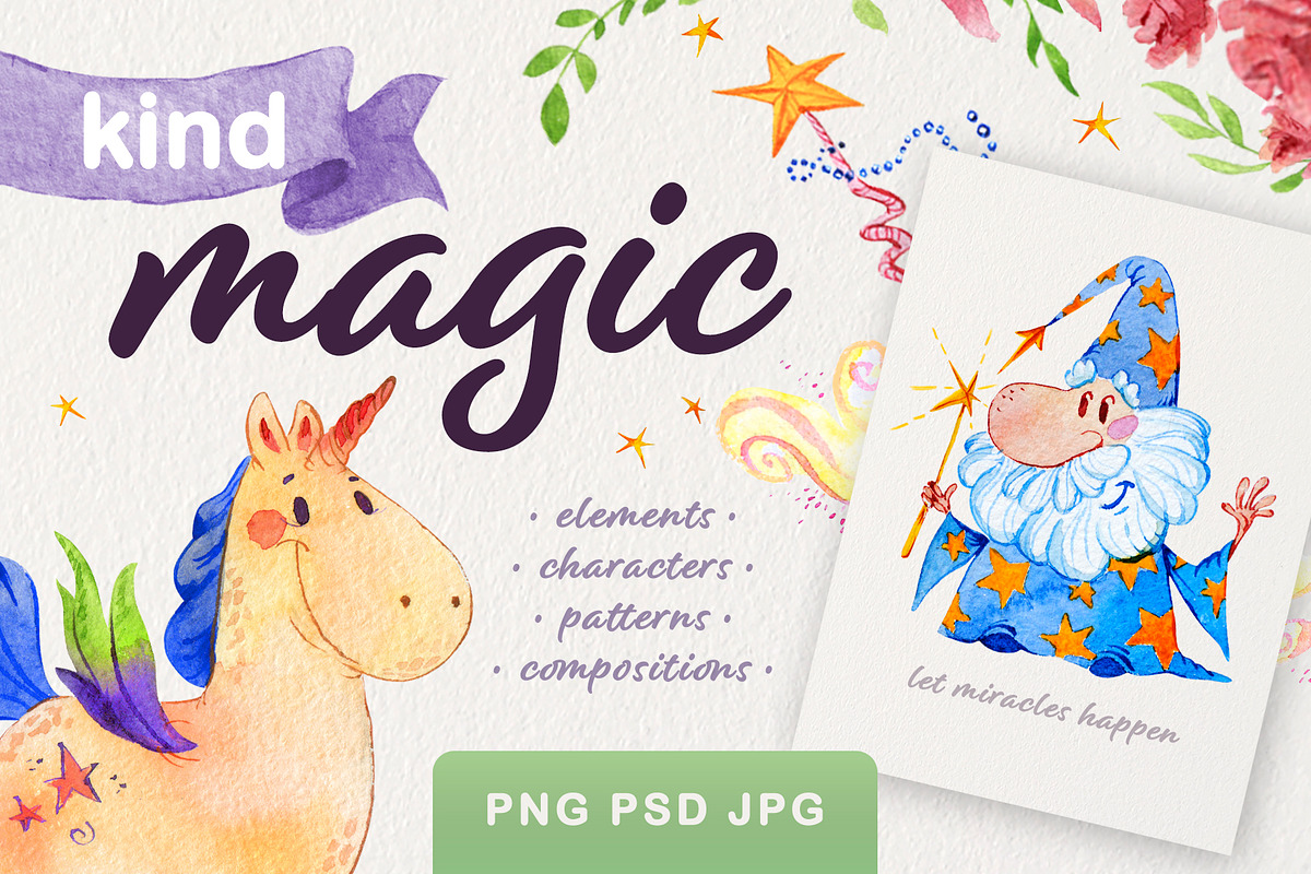 kind magic pack, an Animal Illustration by Funnystore (Photo 1 of 8)