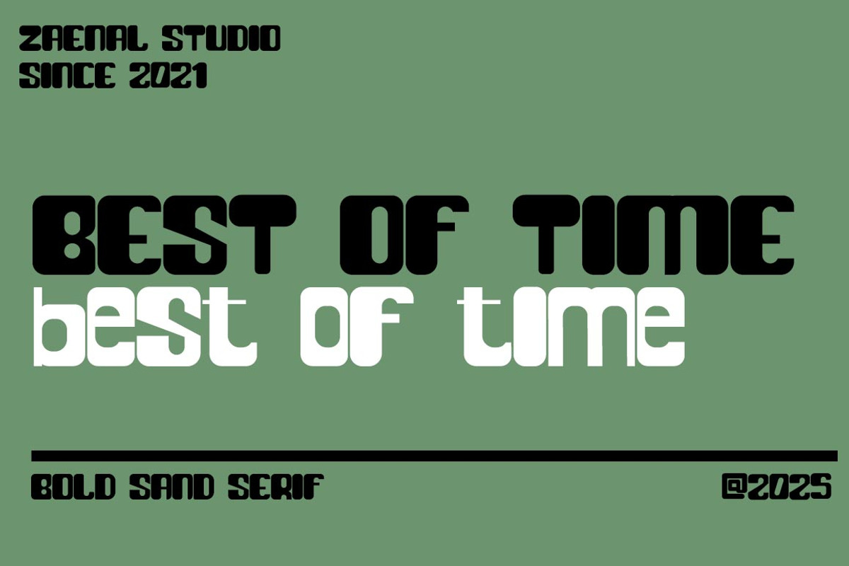 BALDE, a Serif Font by Zaenal Studio (Photo 2 of 10)
