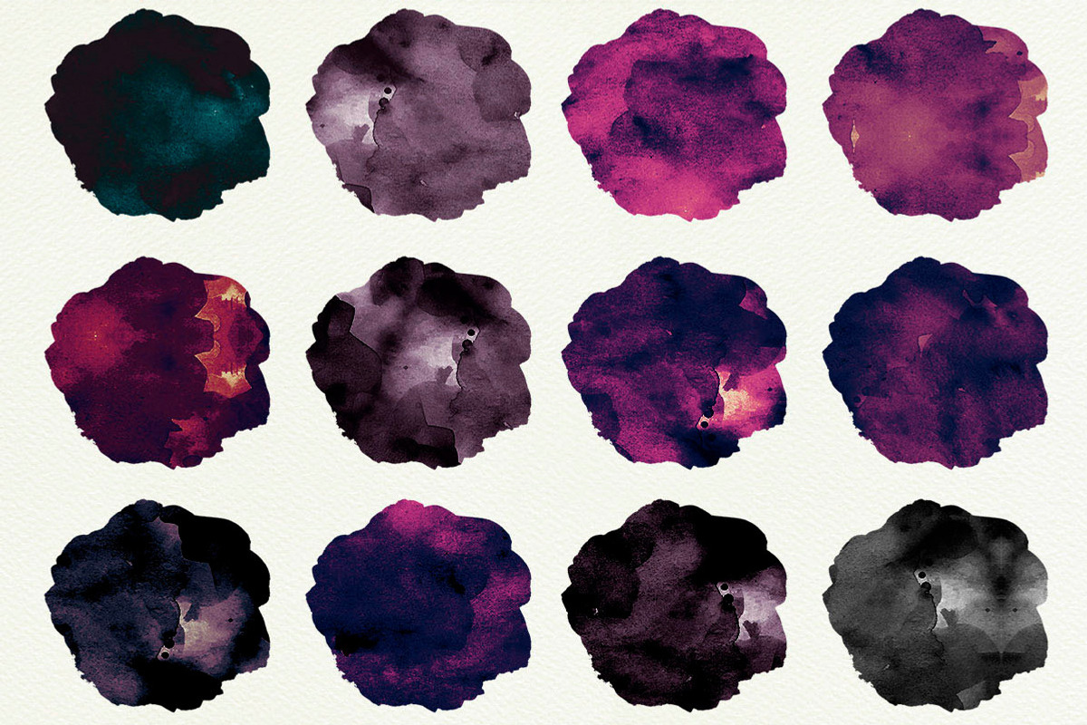 Watercolor Kit Styles + Typeface preview 8