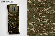 Army Pixel Camouflage Patterns, a Pattern Graphic by 3Y_Design (Thumbnail 6 of 6)