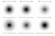 Radial halftone gradients for iPad, a Brush Add-On by Mona Ahmed (Thumbnail 3 of 22)