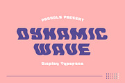 DYNAMIC WAVE - Display Retro Font, a Slab Serif Font by eknojistudio (Thumbnail 1 of 6)