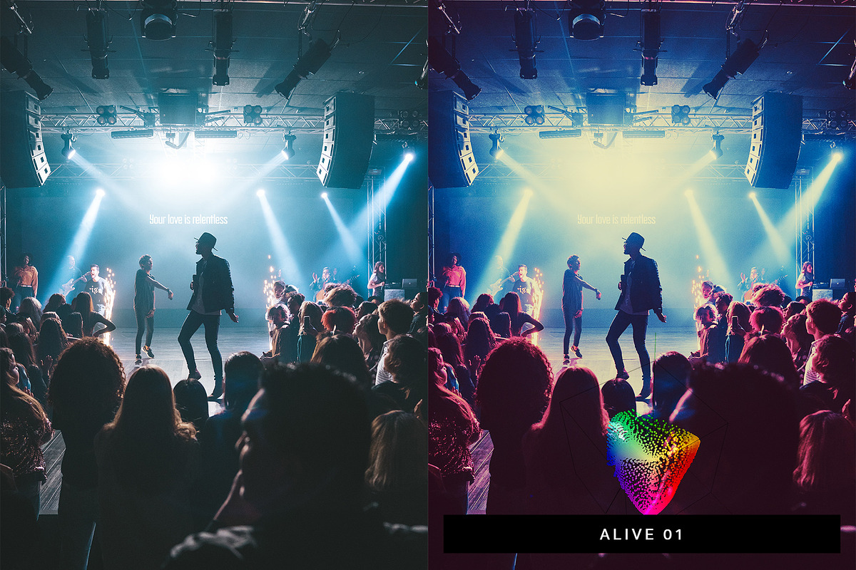 50 Concert Lightroom Presets LUTs, a Preset Add-On by SparkleStock (Photo 2 of 10)