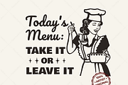 Retro Housewife Chef Vintage Kitchen, a Graphic by TanchaArt (Thumbnail 1 of 9)