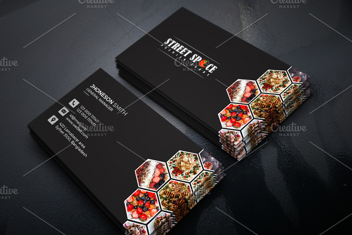 Restaurant/Food Business Bard, a Business Card Template by Helal Shop (Photo 2 of 3)