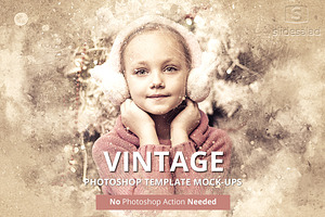 Vintage Art Photoshop Mock-ups