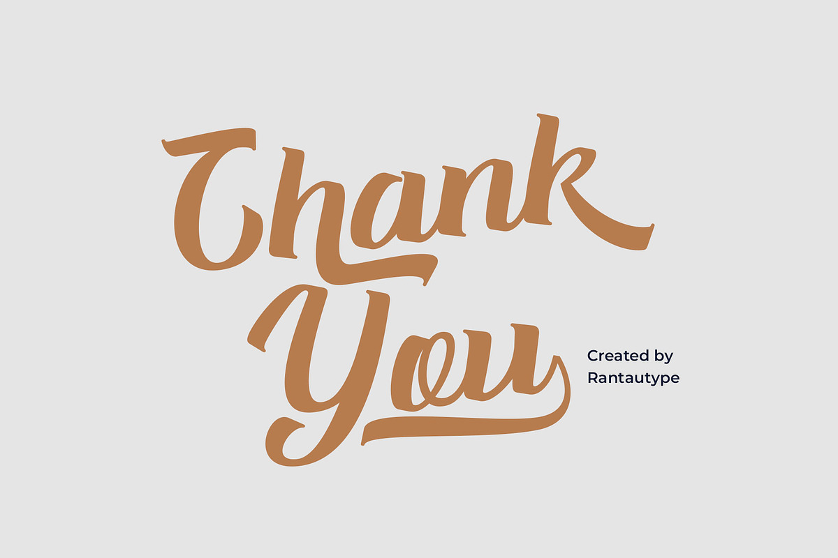 Andior Bold Script Font, a Script Font by RantautypeStudio (Photo 13 of 13)