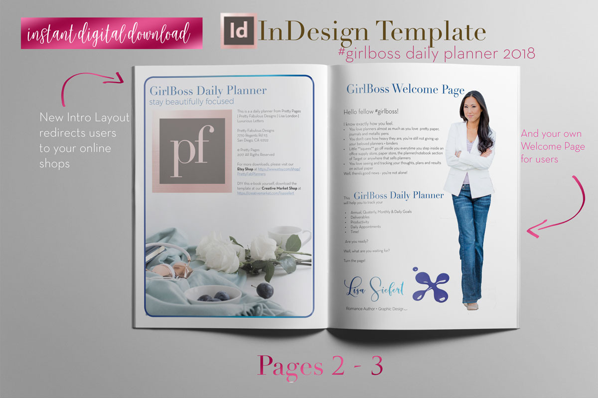 Daily Planner | InDesign Template, a Stationery Template by Planner Templates (Photo 1 of 15)