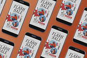 Orange Anti Design Flash Sale Flyer, a Flyer Template by Aiyari Graphic (Thumbnail 2 of 3)