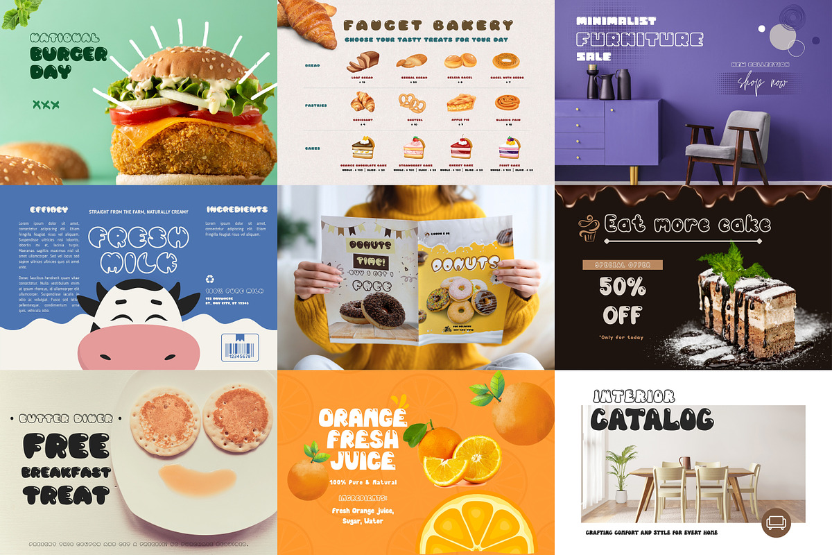 30 Display Bubble Fonts Bundle, a Handwritten Font by ZoloDesignHub (Photo 6 of 7)